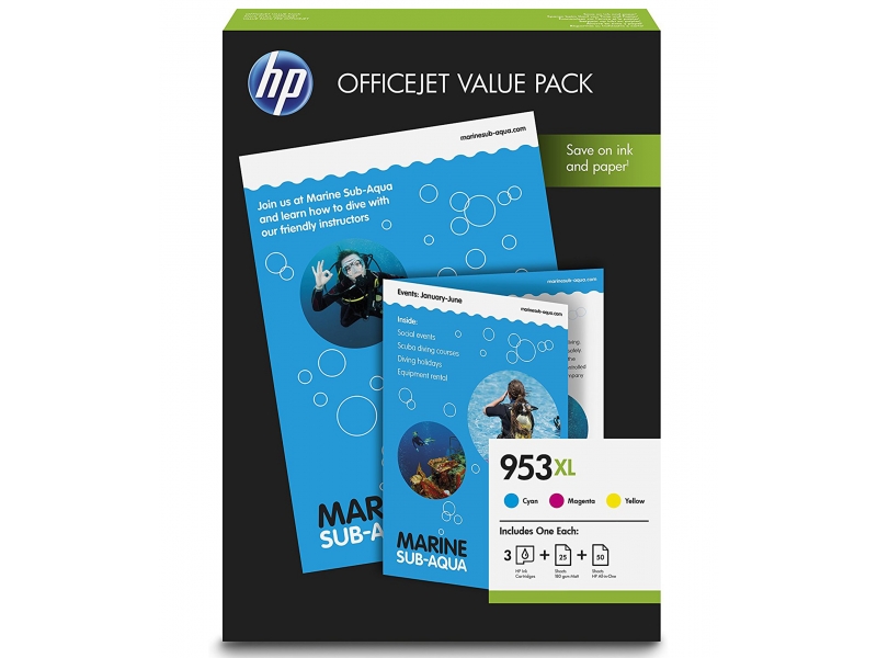 HP Patrone Nr.953XL Office Value 3er-Pack cy