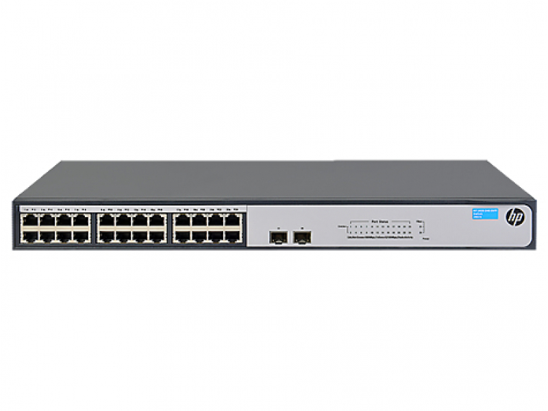 HP Switch 1420-24G-2SFP 24x Gbit,2xSFP luefterlos - JH017A