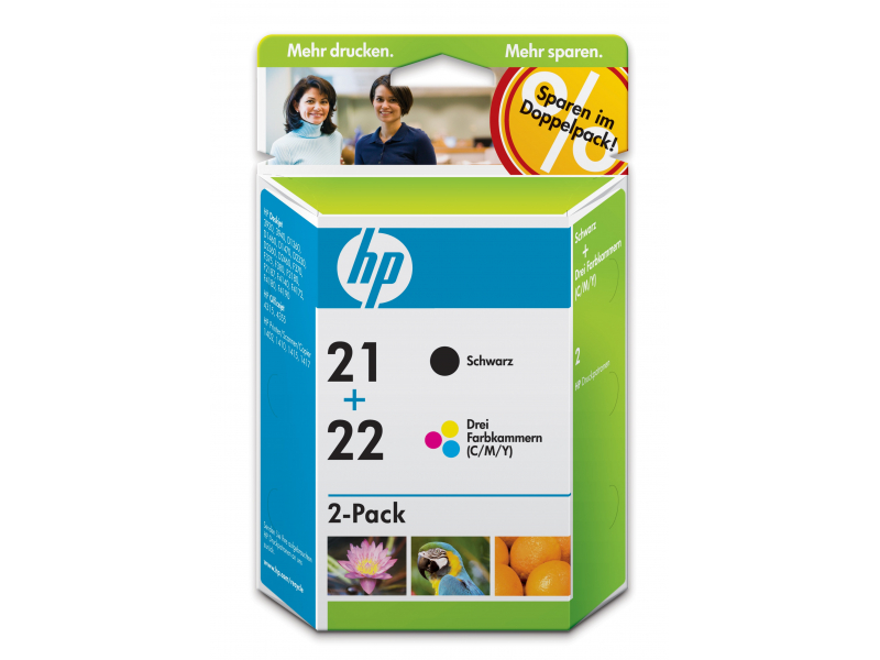 HP TIN # 21 +22 SD367AE 2-Pack black SD367AE
