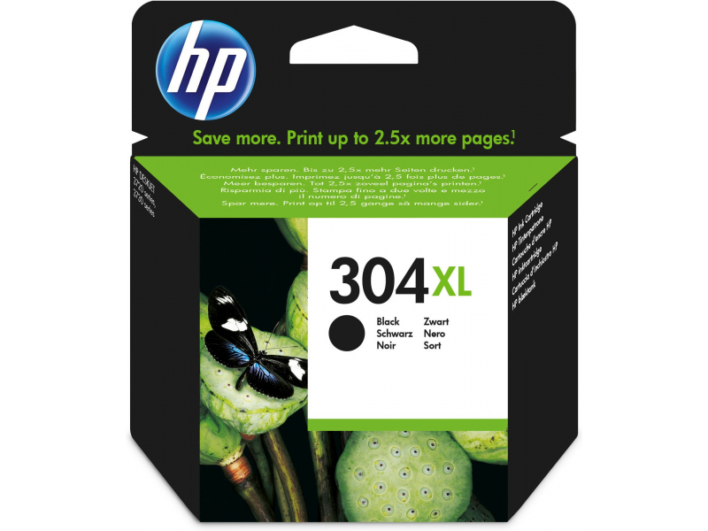 HP TIN # 304XL black N9K08AE