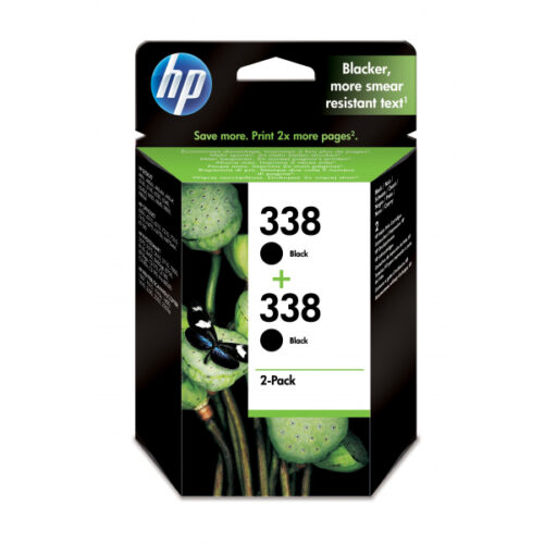 HP TIN # 338 2er Pack black CB331EE