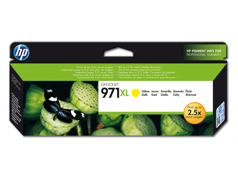 HP TIN # 971XL CN628AE YELLOW CN628AE