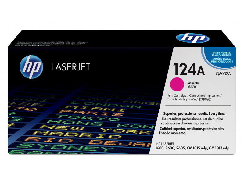 HP TON # 124A Q6003A magenta Q6003A