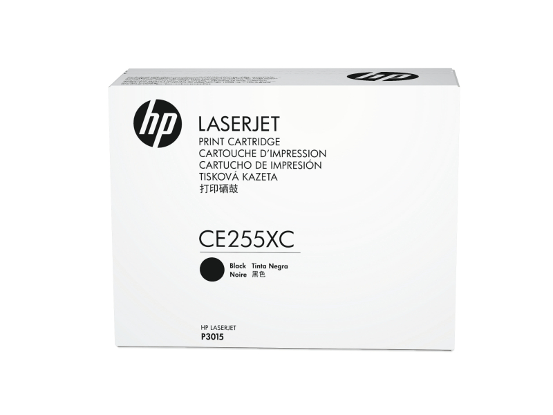 HP TON # 55X CE255XC black Contract-Toner - Hohe KapazitÃ¤t CE255XC