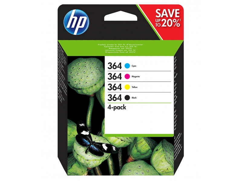 HP Tinte 364 4er Pack N9J73AE | HP - N9J73AE