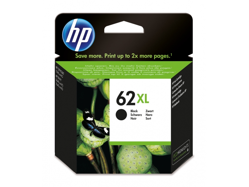 HP Tinte schwarz 62XL C2P05AE | HP - C2P05AE