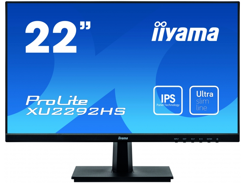 IIYAMA 54.6cm (21,5) XU2292HS-B1 169 HDMI+DP Spk black XU2292HS-B1