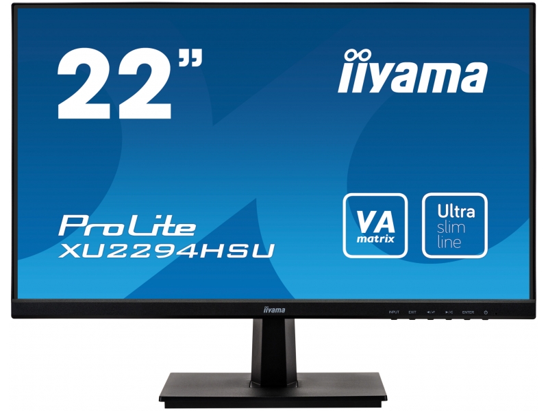 IIYAMA 54.6cm (21,5) XU2294HSU-B1 169 HDMI+DP+2xUSB bla XU2294HSU-B1