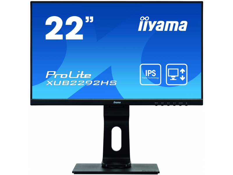 IIYAMA 54.6cm (21,5) XUB2292HS-B1 169 HDMI+DP IPS Lift b XUB2292HS-B1