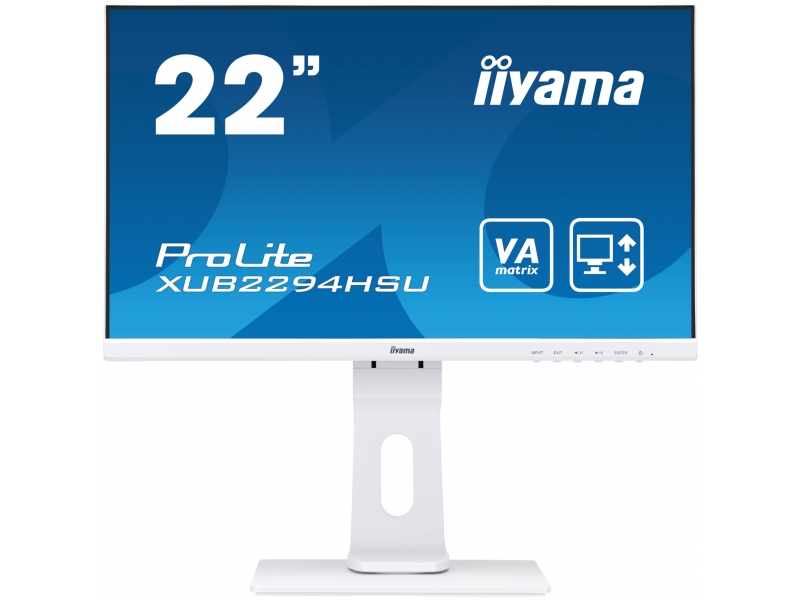 IIYAMA 54.6cm (21,5) XUB2294HSU-W1 169 HDMI+DP+2xUSB Lif XUB2294HSU-W1