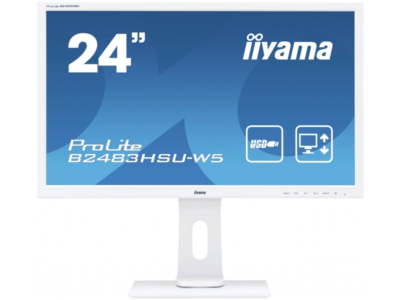 IIYAMA 61.0cm (24)  B2483HSU-W5  169 HDMI+DP bl.lift B2483HSU-W5