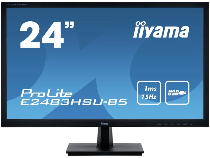 IIYAMA 61.0cm (24)  E2483HSU-B5  169 HDMI+DP bl.lift E2483HSU-B5