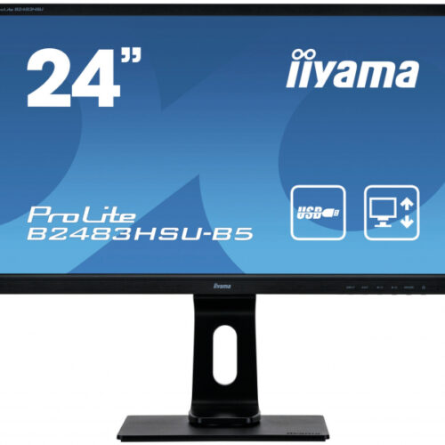 IIYAMA 61.0cm (24)169 HDMI+DP bl.lift B2483HSU-B5