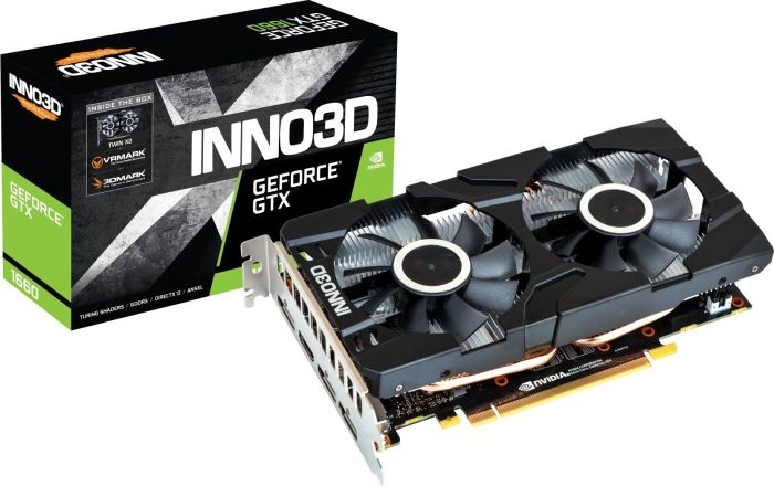 Inno3D VGA GeForce® GTX 1660 6GB Twin X2 N16602-06D5-1521VA15