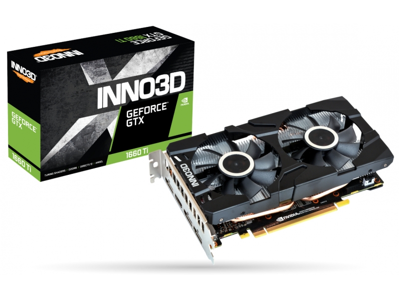 Inno3D VGA GeForce® GTX 1660 Ti 6GB Twin X2 N166T2-06D6-1710VA15