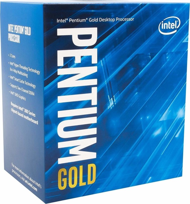 Intel Pentium Gold Dual-Core Processor G6600 4,2 Ghz 4M Box BX80701G6600