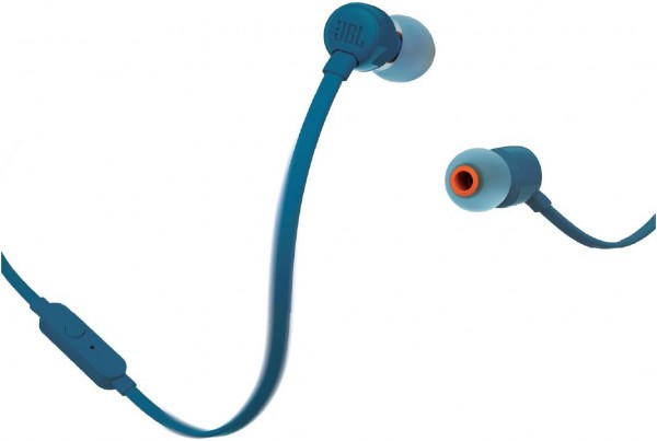 JBL T110 Blue Headphone Retail Pack JBLT110BLU