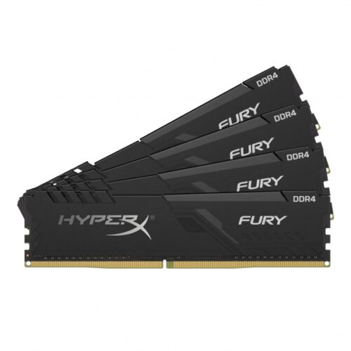 KINGSTON DDR4 32GB CL15 DIMM Kit 4 1Rx8 HyperX FURY Black HX432C16FB3K4