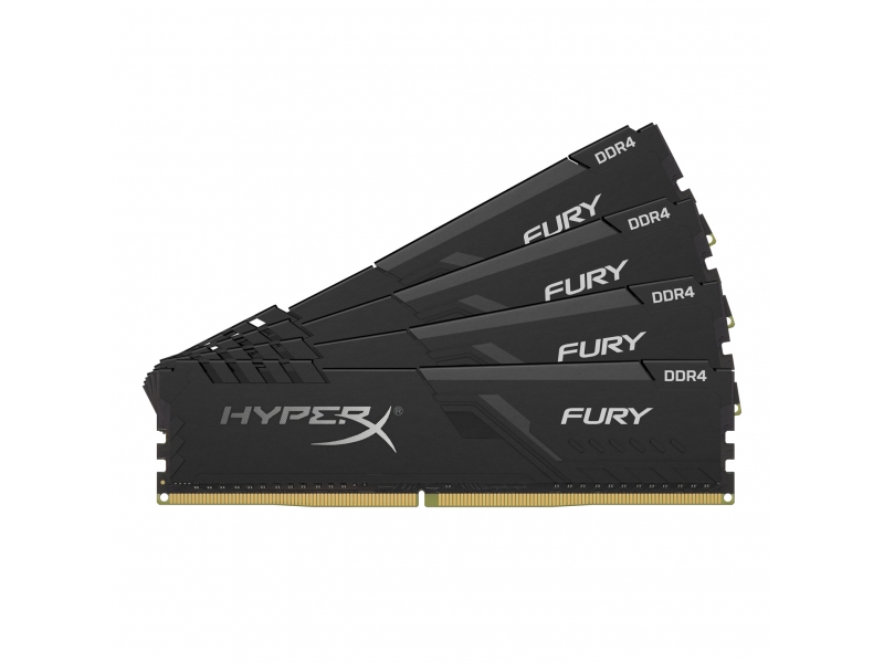 KINGSTON DDR4 32GB CL15 DIMM Kit 4 1Rx8 HyperX FURY Black HX432C16FB3K4