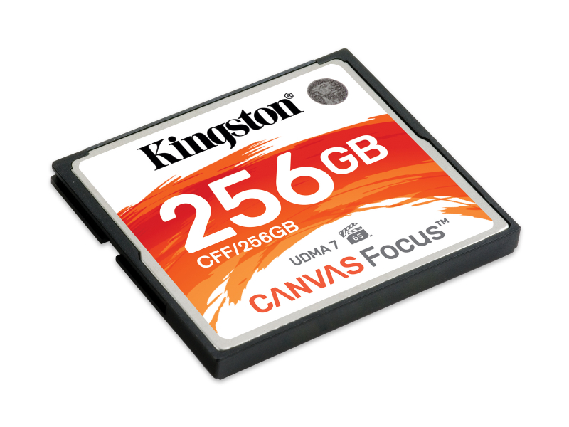 Kingston Canvas Focus 256GB  Flash-Speicherkarte  CompactFlash CFF