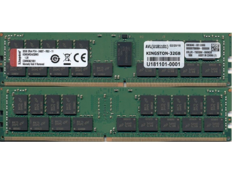 Kingston DDR4 32GB 2400 MHz Speichermodul  ECC KSM24RD4