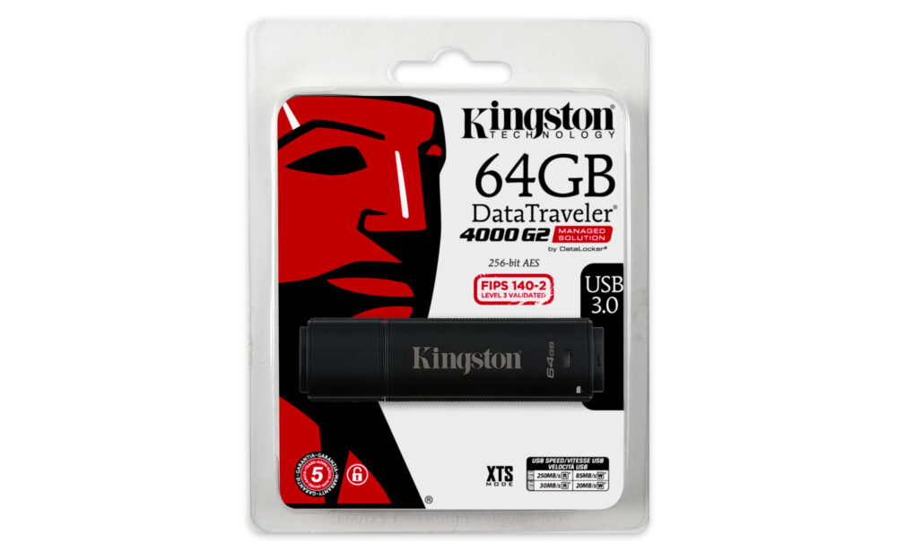 Kingston DT 4000 G2 Management Ready 64GB USB FD 3.0  FDT4000G2DM