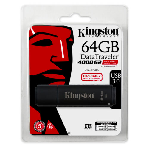 Kingston DT 4000 G2 Management Ready 64GB USB FD 3.0  FDT4000G2DM