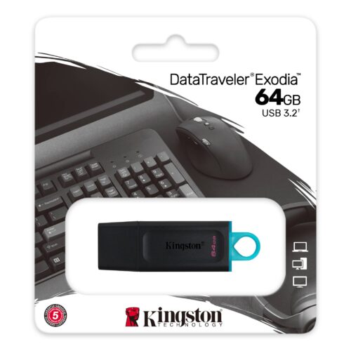 Kingston DT Exodia 64GB USB FlashDrive 3.0 DTX