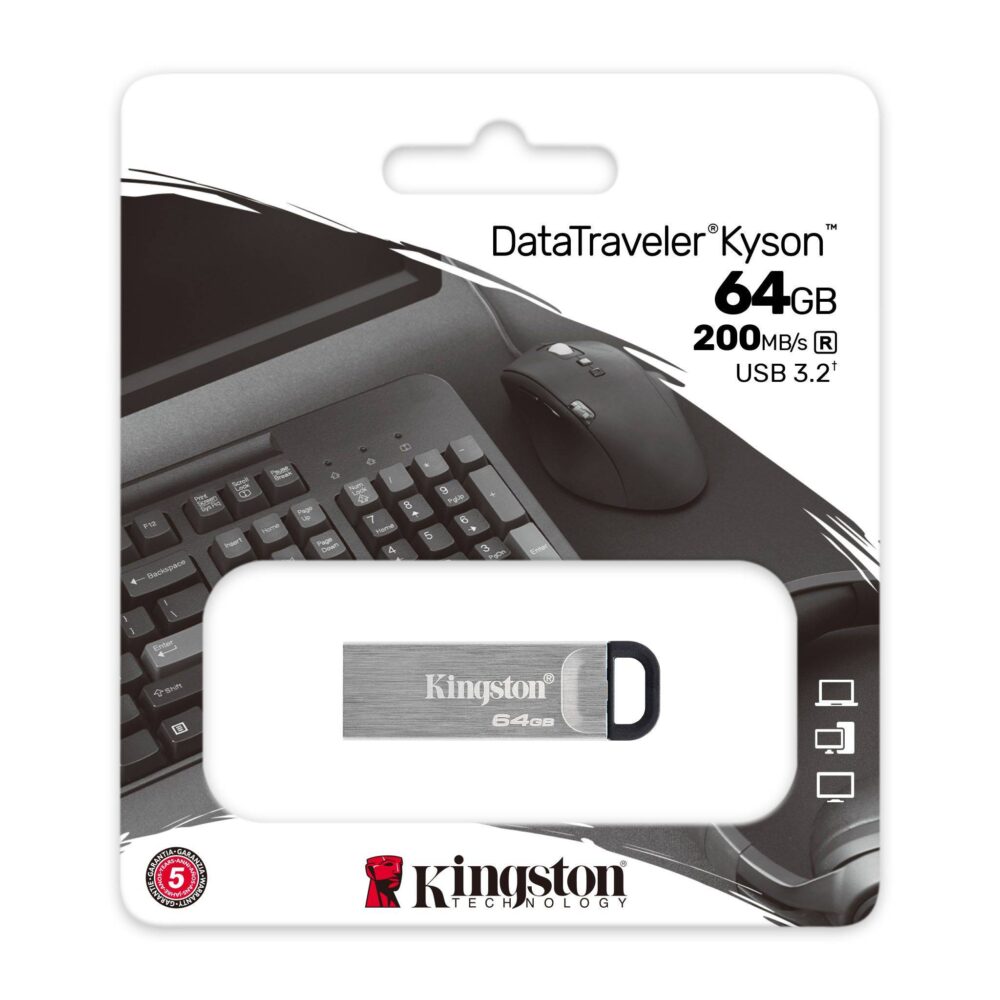 Kingston DT Kyson 64GB USB FlashDrive 3.0 DTKN