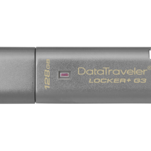 Kingston DataTraveler Locker+ G3 128GB USB FlashDrive 3.0 DTLPG3