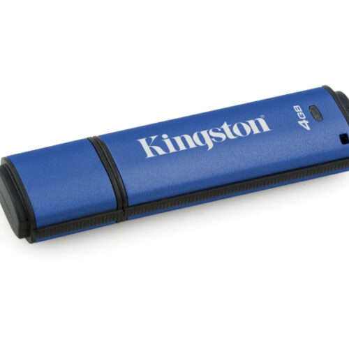 Kingston DataTraveler Vault Privacy 3.0 4GB USB-Stick Blau DTVP30