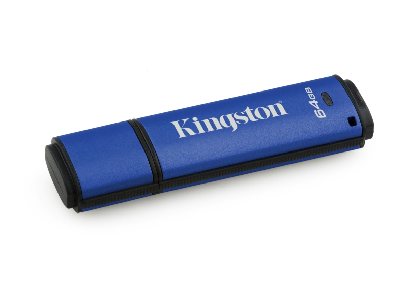 Kingston DataTraveler Vault Privacy 64GB USB-Stick 3.0 Blau DTVP30