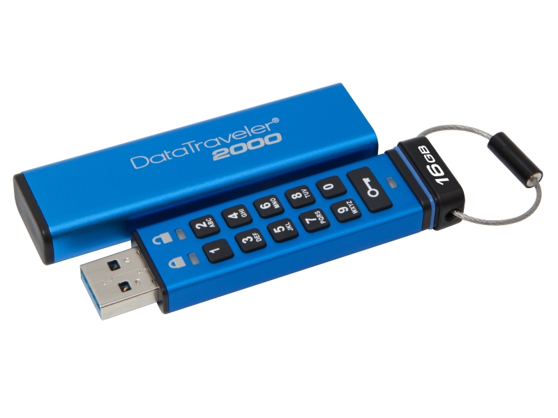 Kingston Keypad DT2000 16GB USB3.0 256bit AES DT2000