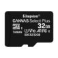 Kingston MicroSDHC 32GB Canvas Select Plus C10 UHS-I 100MB