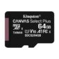 Kingston MicroSDXC 64GB +Adapter Canvas Select Plus SDCS2