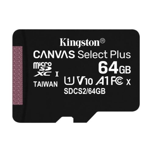 Kingston MicroSDXC 64GB Canvas Select Plus C10 UHS-I 85MB