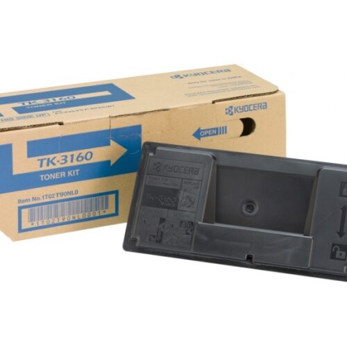Kyocera Lasertoner TK-3160 Black 12.500 Seiten 1T02T90NL1
