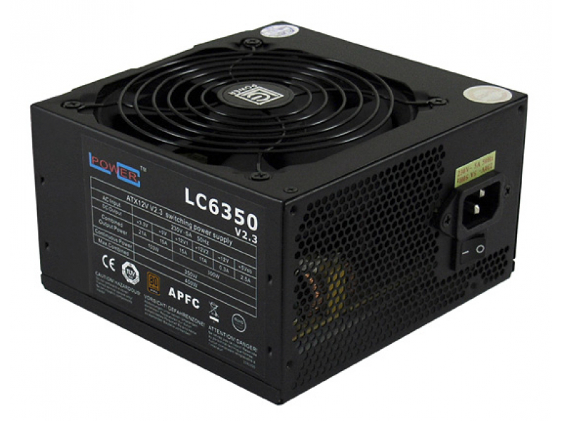 LC-Power Netzteil 350W LC6350 12cm (80+Bronze) retail LC6350 V2.3