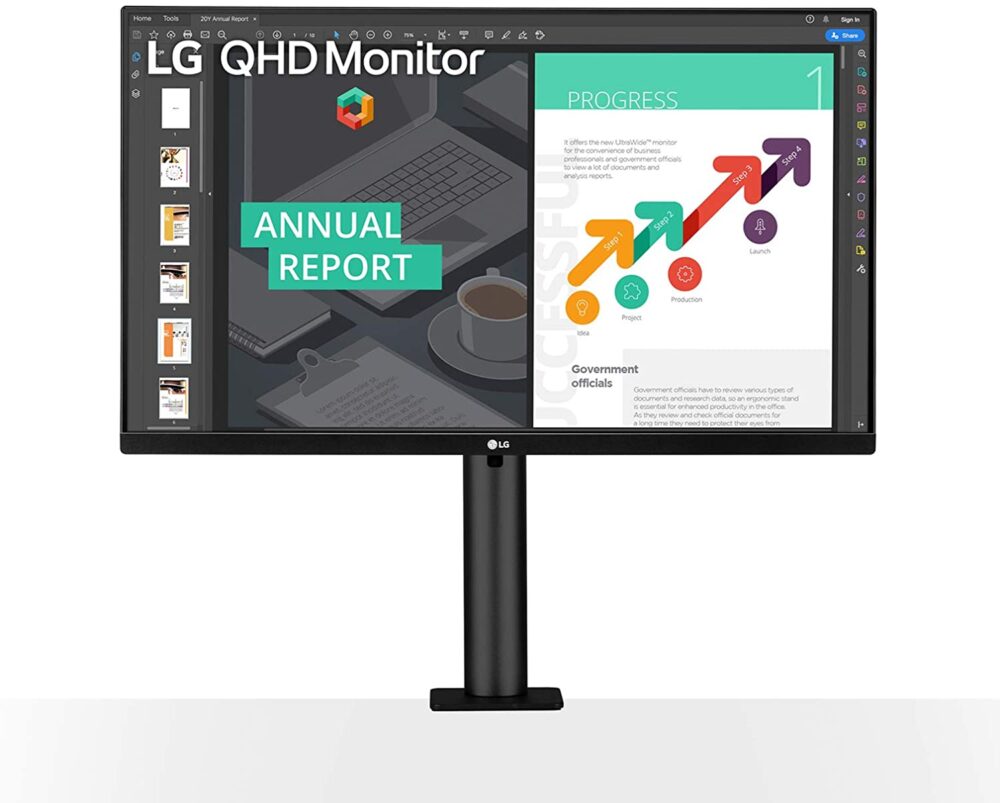 LG 27 27QN880-B DP,HDMI,USB-C,USB black IPS 169 27QN880-B