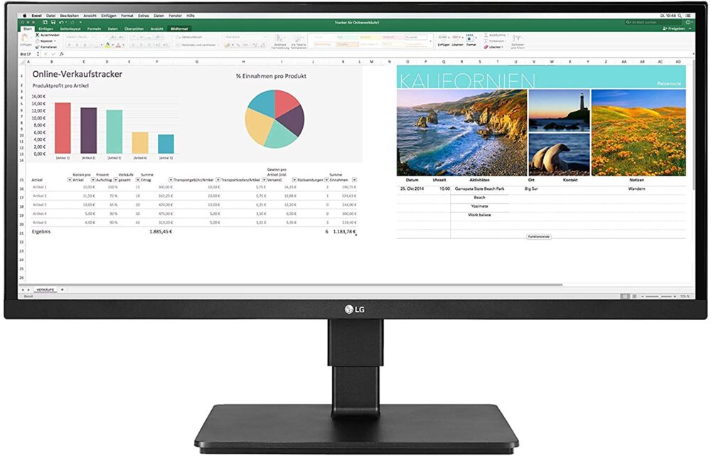 LG 73.7 cm (29inch) - 2560 x 1080 pixels - UltraWide Full HD -Black 29BN650-B.AEU
