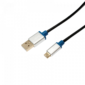 LOGILINK - Premium USB 2.0 USB-A Stecker auf Micro-B Stecker 1,5m (BUAM215)
