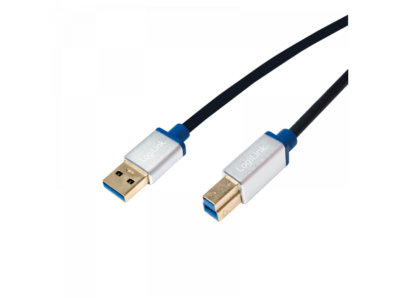 LOGILINK - Premium USB 3.0 USB-A Stecker auf USB-B Stecker 3m (BUAB330)
