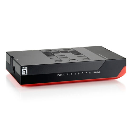 LevelOne Switch 8x GBit Unmanaged BlackEdition - GSW-0807