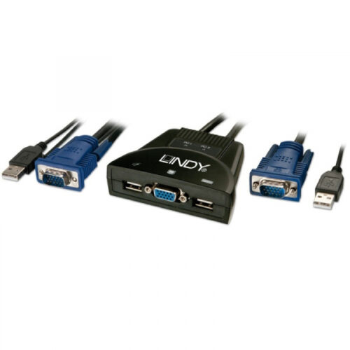 Lindy KVM Switch Classic USB & VGA 2 Port - 32816