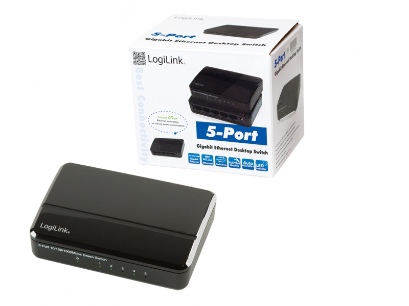 LogiLink Gigabit Desktop Switch 5-port - NS0105