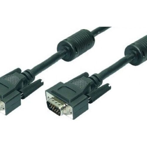 LogiLink Kabel VGA 2x Stecker mit Ferritkern schwarz 3,00 Meter CV0002