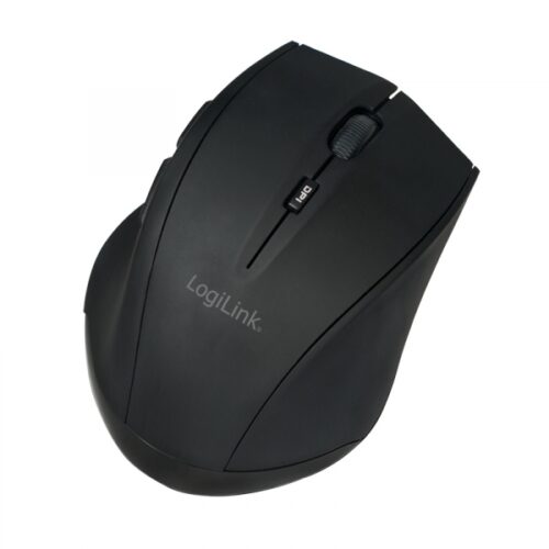 LogiLink Maus Bluetooth 2.4 GHz 1600dpi Laser scroll black ID0032A