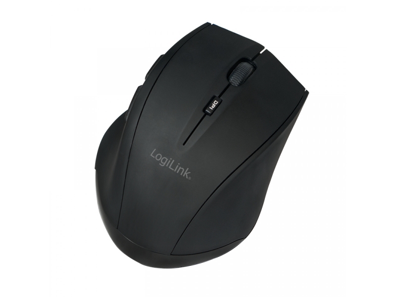 LogiLink Maus Bluetooth 2.4 GHz 1600dpi Laser scroll black ID0032A