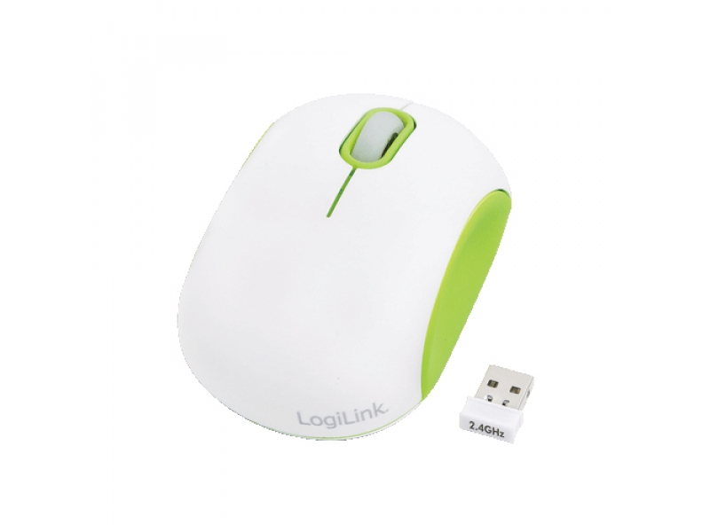 LogiLink Maus Cooper funk USB 2,4G white