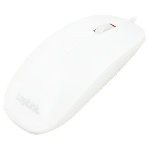 LogiLink Maus USB Optical Scroll 1000dpi white ID0062